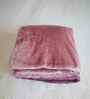 Pink Wool Plain 300 GSM Single Bed woolen blanket