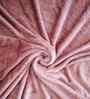 Pink Wool Plain 300 GSM Single Bed woolen blanket