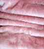 Pink Wool Plain 300 GSM Single Bed woolen blanket