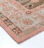 Pink Wool Traditional 8 ft x 10 ft Hand Tufted Carpet
