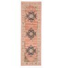Pink Persian Wool 2 ft x 8 ft Hand Tufted Floor Runner