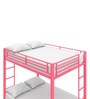 Pinkin Metal Bunk Bed in Pink Colour