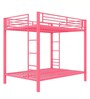 Pinkin Metal Bunk Bed in Pink Colour
