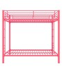 Pinkin Metal Bunk Bed in Pink Colour