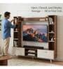 Pinn TV Unit In Brown Maple & White Finish