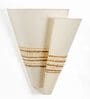 Pinnacle Paper Flush Mount Wall Light (Natural Finish)