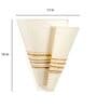 Pinnacle Paper Flush Mount Wall Light (Natural Finish)