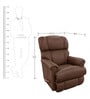 Pinnacle Leather Recliner in Tan Colour