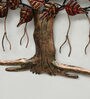 Iron Piple Tree Wall Art In Brown