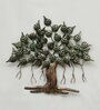 Iron Piple Tree Wall Art In Brown