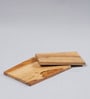 Pisa Honey Brown Acacia Wood (Set of 2) Chopping Board