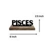 Pisces Black Mango Wood & Iron Showpiece