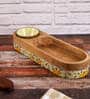 Pista Mango wood 26 Inch Oval Appetizer Platters