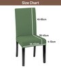 Pista Polycotton Solid 14x18 Inches Chair Covers  (4 pieces)