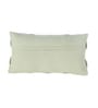 Pistachio Green 100% Cotton 12X20 Inches Knitted Cushion Cover With Filler