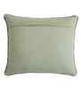 Pistachio Green 100% Cotton Garland 18X18 Inches Knitted Cushion Cover