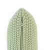 Pistacho Green 100% Cotton Anna 12X20 Inches Knitted Cushion Cover