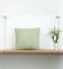 Pistacho Green 100% Cotton Anna16X16 Inches Knitted Cushion Cover