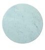 Pistoia Round Coffee Table in Tubbaq Finish With Marble Top Pistoia Round Coffee Table in Tubbaq Finish With Marble Top