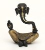 Pitambara Ganesha in Black & Gold Color