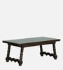Pitthika Solid Wood Rectangular Coffee Table In Warm Chestnut Finish