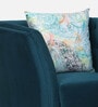 Pittsuburg Velvet 1 Seater Sofa in Bottle Green Colour