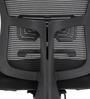 Pivica Medium Back Ergonomic Chair In Black Colour