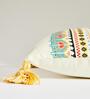 Pixel paisley Cushion Cover 30x50cms Ivory