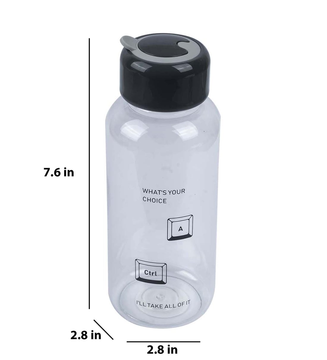 Market99 500Ml Transparent Plastic Water Bottles - Bottle, Kitchen & Dining