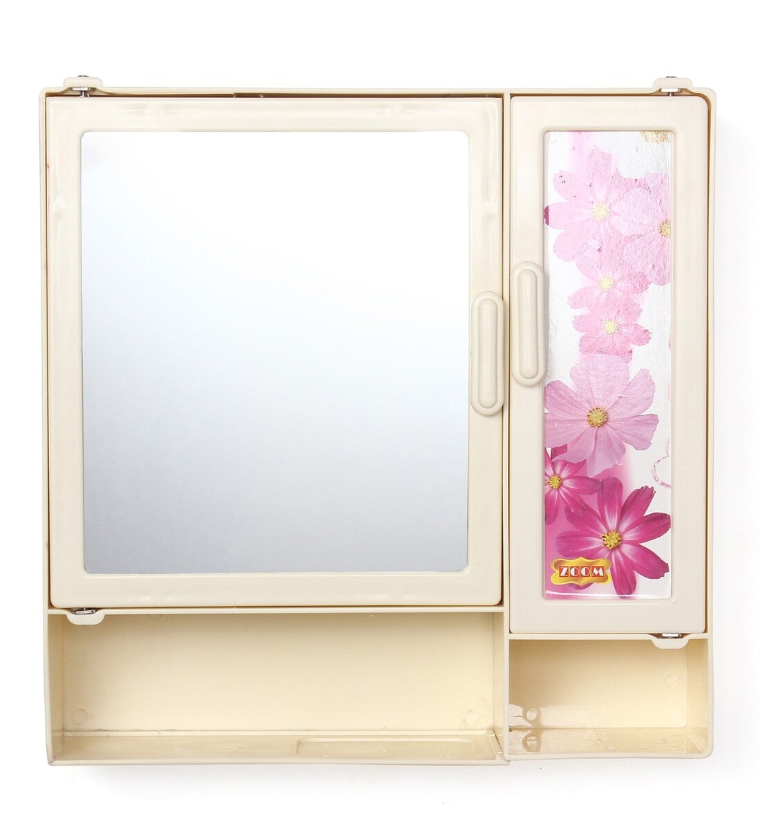 Buy Plastic Double Door Bathroom With Lower Shelf By Zahab