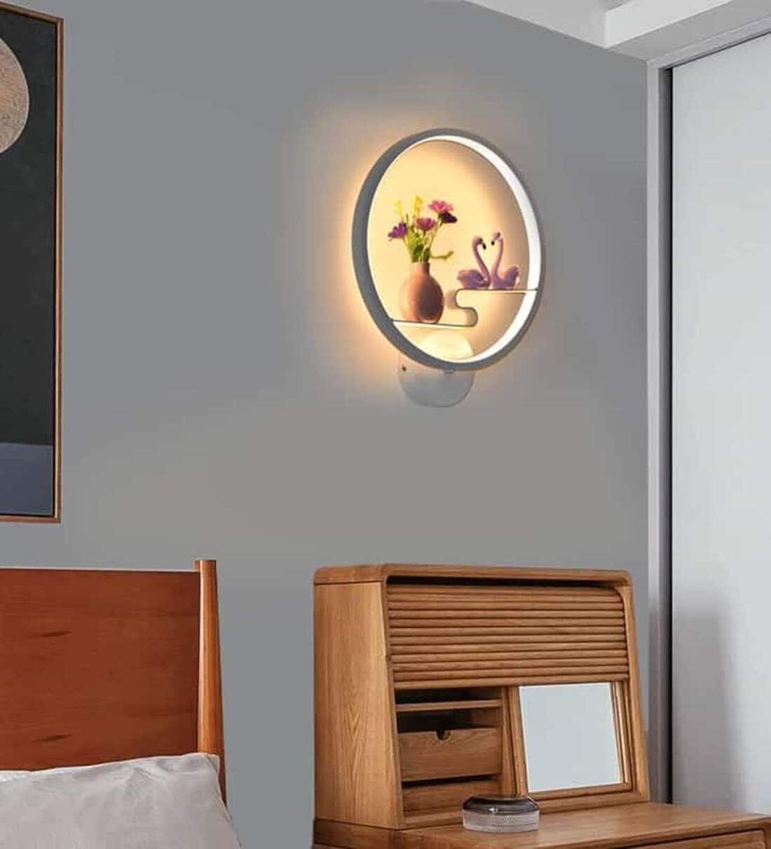 Buy Plump White Aluminium LED Wall Light By Smartway Lighting Online LED Wall Lights LED