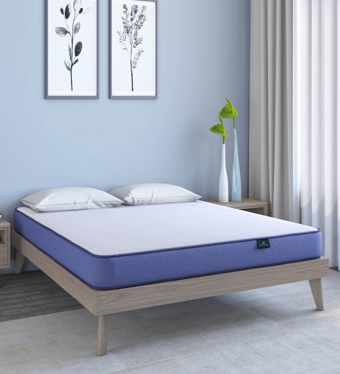 Buy Plus Orthopedic 6 Inch (78x72) PU & Memory Foam King Size Mattress