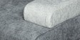 Platino 3+2+Corner Sofa In White & Grey Sweat Fabric Colour