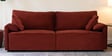 Plunge 3 Seater Sofa In Terracotta Dusk Colour