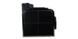 Plush 3 Seater Sofa in Black Colour