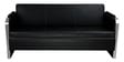 Plush 3 Seater Sofa in Black Colour