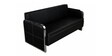 Plush 3 Seater Sofa in Black Colour