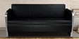 Plush 3 Seater Sofa in Black Colour