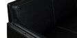 Plush 3 Seater Sofa in Black Colour
