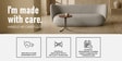 Plush Prestige Suede 3 Seater Sofa In Brown Colour