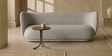 Plush Prestige Suede 3 Seater Sofa In Brown Colour