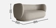 Plush Prestige Suede 3 Seater Sofa In Sand Colour
