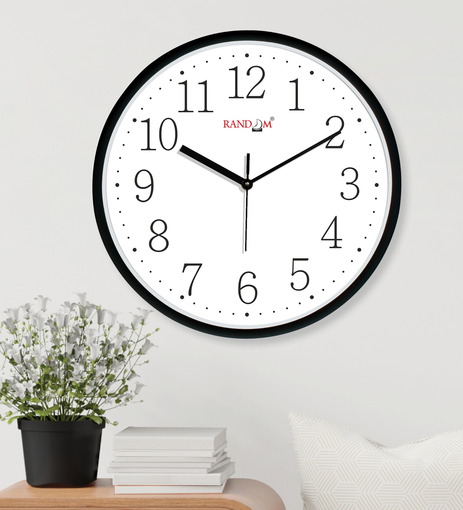 Plastic 12 Inch Wall Clock