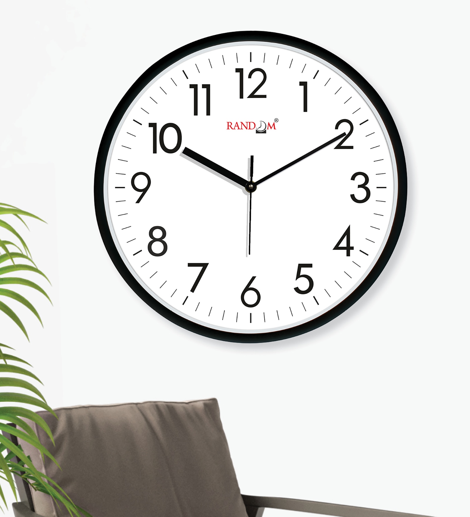 Plastic 12 Inch Wall Clock