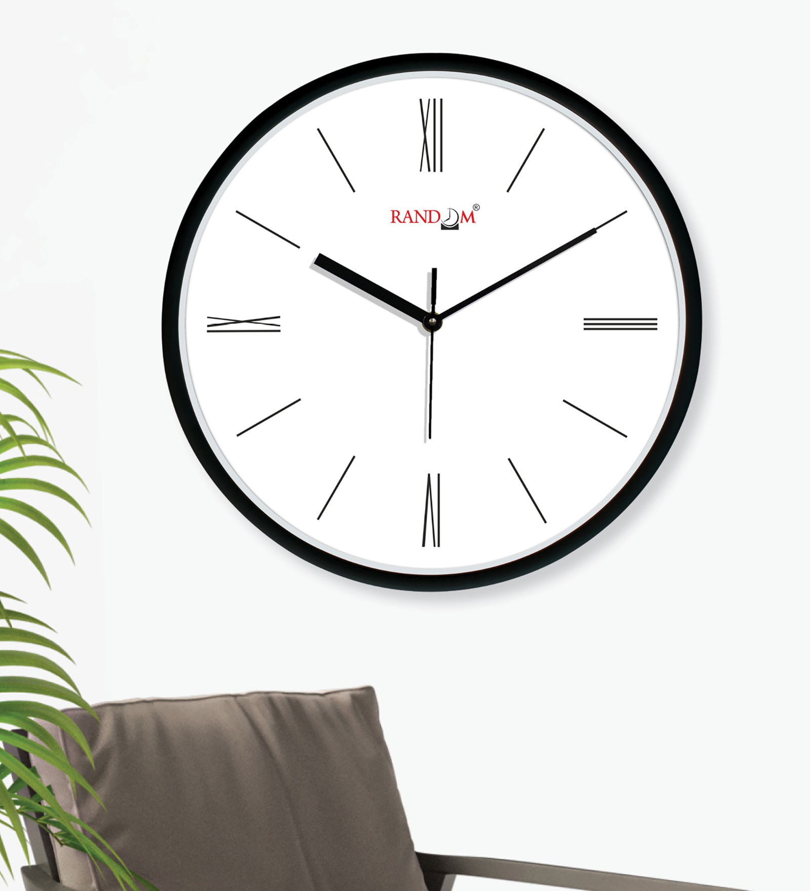 Plastic 12 Inch Wall Clock