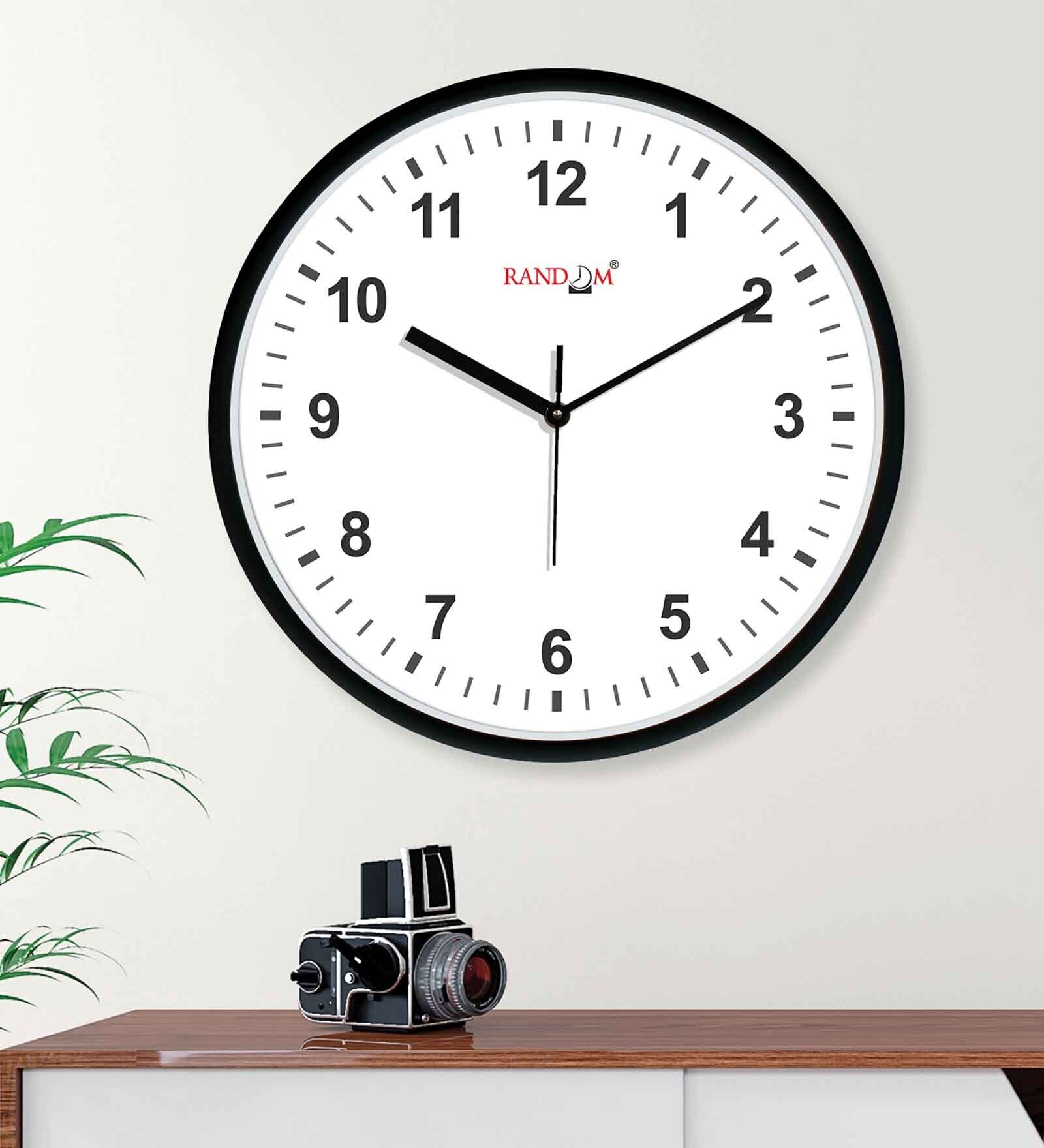 Plastic 12 Inch Wall Clock