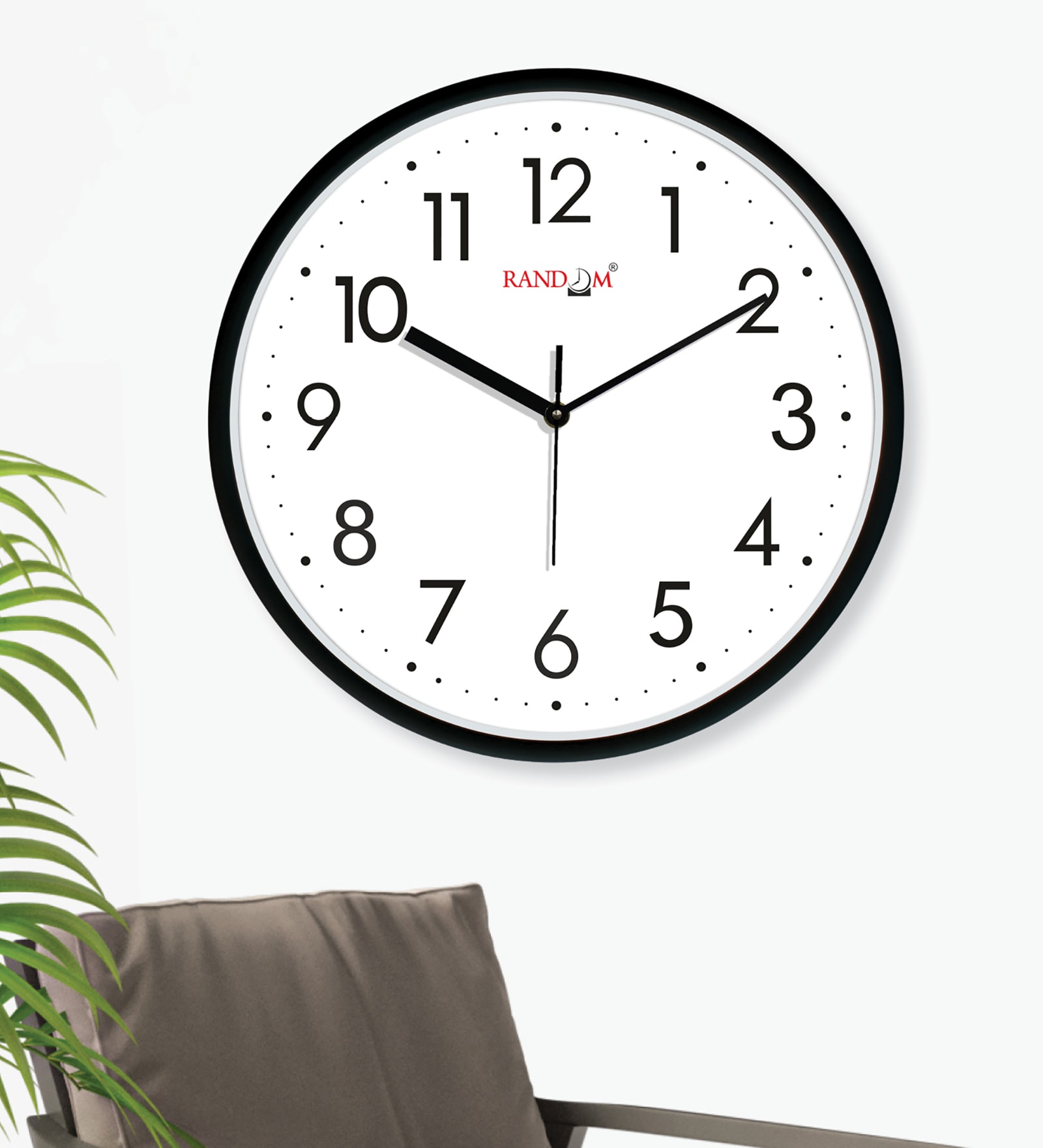 Plastic 12 Inch Wall Clock