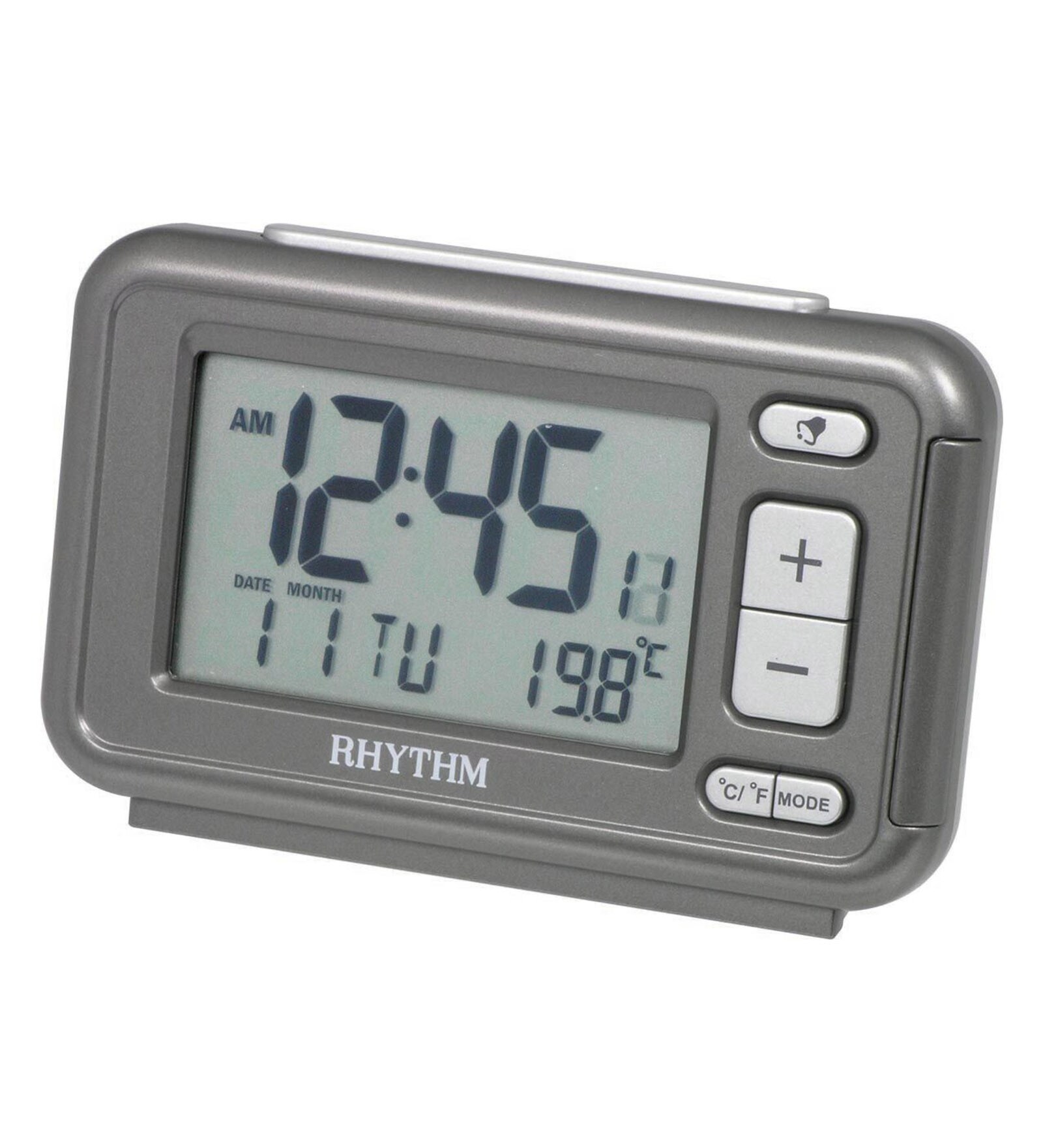 Buy Plastic 4.2 x 1.5 x 2.7 Inch Lcd Table Clock Beep 1224 Hour