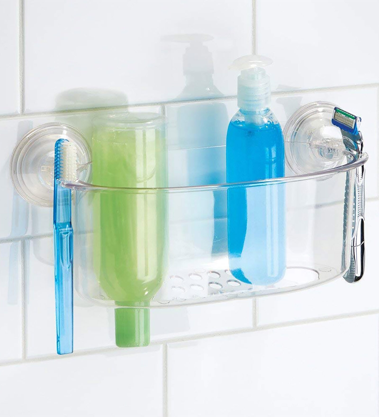 Buy Plastic Bath Basket In Transparent at 44 OFF by Interdesign