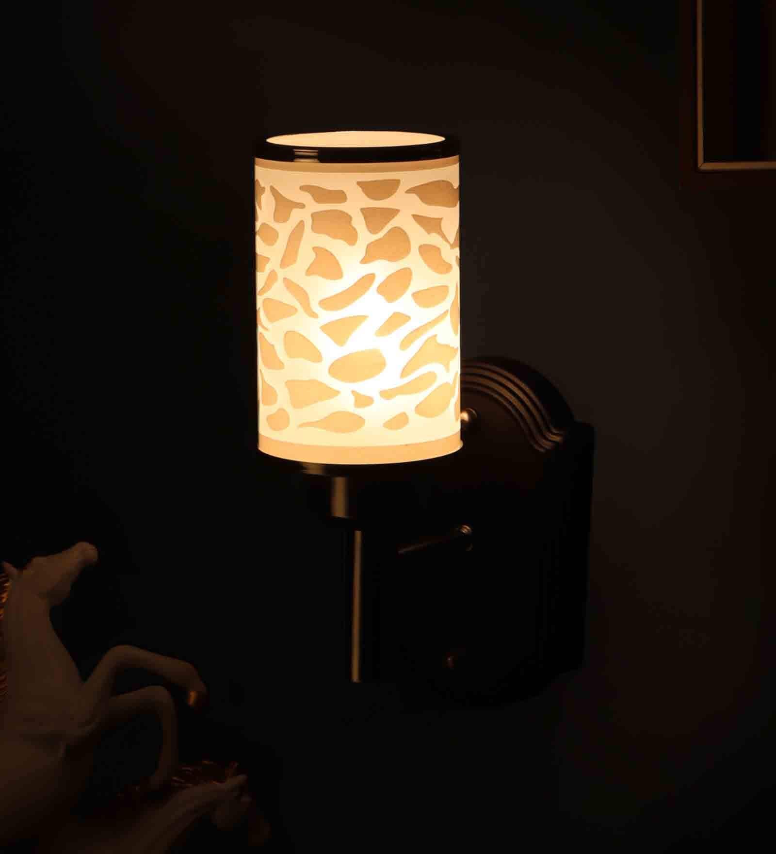 Plata Brown Metal Wall Light